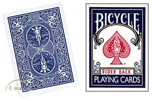 Bicycle Poker Size Rider Back (blau)
