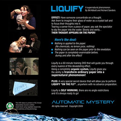 DVD Liquify by Richard Sanders and Bill Abbott