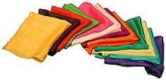 Seidentuch (orange) ca. 45 cm/ 18 Inch Silk (orange)