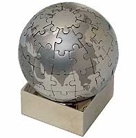 Eureka-Puzzle Globus