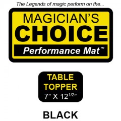 Table Topper Close-Up Mat (BLACK - 7x12.5) by Ronjo