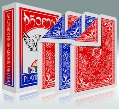 Phoenix Doppelrücken Deck (rot/ rot)