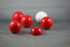 Manipulationsbälle rot (SUPER-PLUS) ca. 5 cm